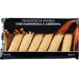 Deluxe® Croquetes Frango,Farinheira Amendoa 8 un.