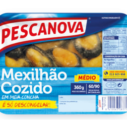 Pescanova® Mexilhão Cozido Meia Concha 60/90