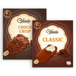 GELATELLI® Gelado Clássico Baunilha / ChocoCrisp