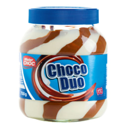 Mister Choc® Creme de Chocolate Duo/ Chocolate e Avelã