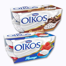 Iogurte Oikos Stracciatella ou Morango