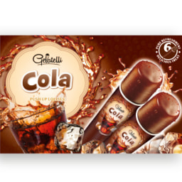 GELATELLI® Gelado Chupa-Chupa Lima-Limão / Morango / Cola