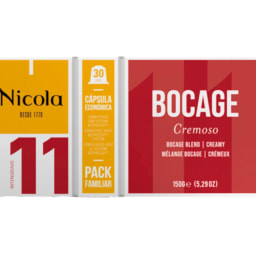 Nicola® Cápsulas de Café Bocage/ Mundi/ Rossio