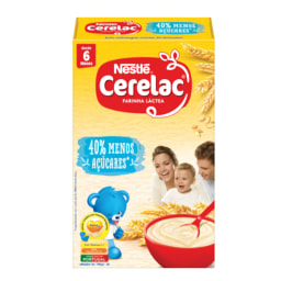 Nestlé® Cerelac® Farinha Láctea -40% Açúcares