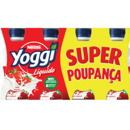 Yoggi® Iogurte Líquido Pack Promo Morango/ Tutti Frutti