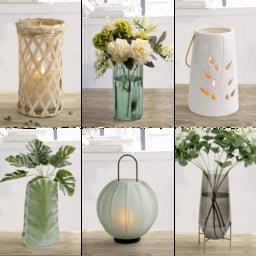LIVING ART® Vaso/ Lanterna decorativos