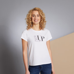 UP2FASHION® T-shirt para Senhora