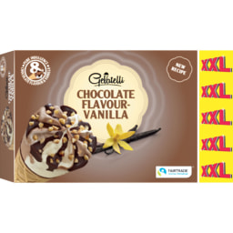 Gelatelli® Gelado Cone de Chocolate/ Morango