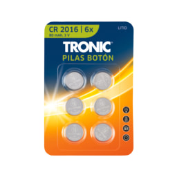 Tronic® Pilhas Tipo Botão 6 Unid.