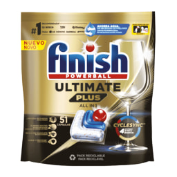 Finish - Detergente Ultimate Plus para Máquina da Loiça em Pastilhas