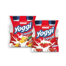 YOGGI® Iogurte Líquido Frutos Tropicais / Morango