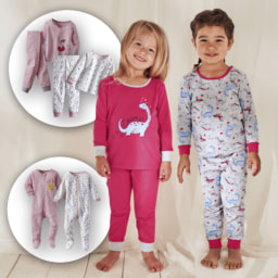 POCOPIANO® Pijama para Menina, Pack de 2