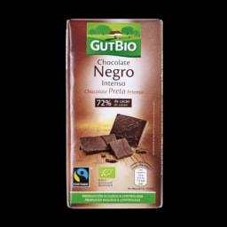 GUT BIO® Chocolate Preto Biológico 72% Cacau
