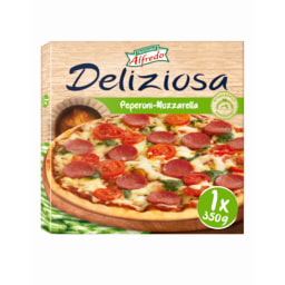 Trattoria Alfredo® Pizza de Salame, Mozzarella e Pesto