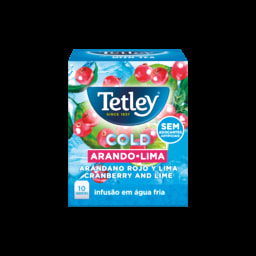Tetley Chá Cold Arando-lima