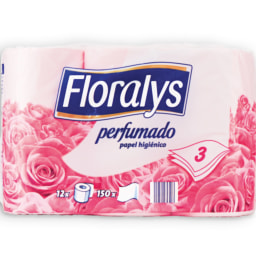 FLORALYS® Papel Higiénico Perfumado 3 Folhas