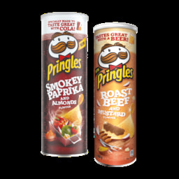 Pringles Roast Beef & Mustard/ Smokey Paprika & Almonds