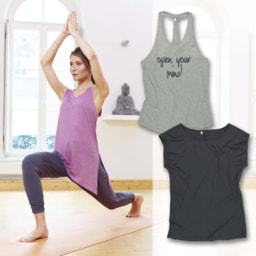 T-shirt/Camisola de Alças Yoga para Senhora