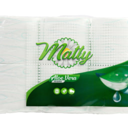 Matty®  Papel Higiénico 3 Folhas Aloé Vera
