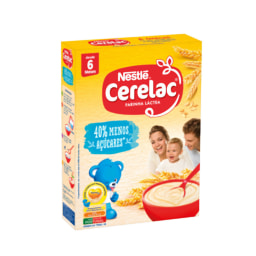 Nestlé®Cerelac Farinha Láctea -40% Açúcares