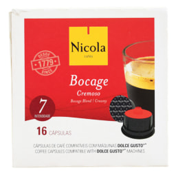 Nicola®  Cápsulas de Café Rossio / Mundi / Bocage