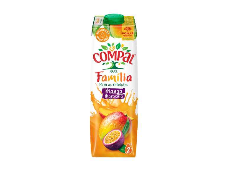 COMPAL - Família Néctar de Manga Maracujá e Limão