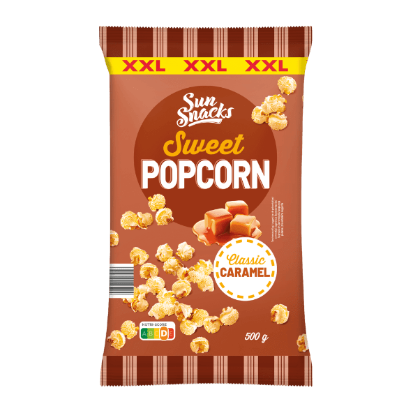SUN SNACKS® - Pipocas com Caramelo