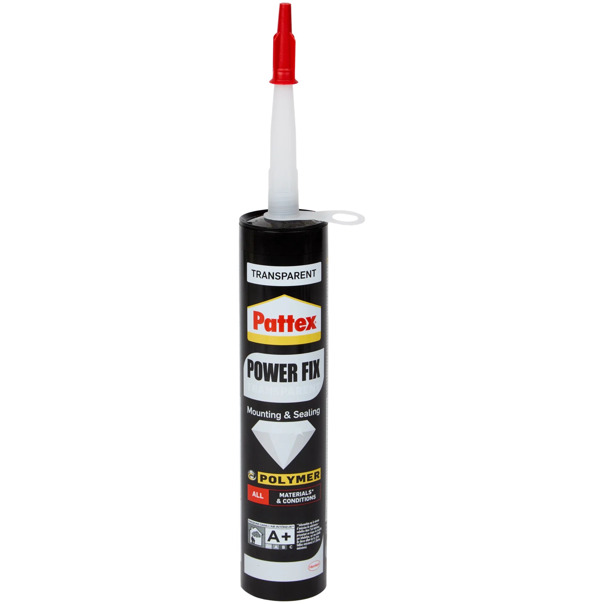 Cola de montagem Pattex Powerfix Transparente