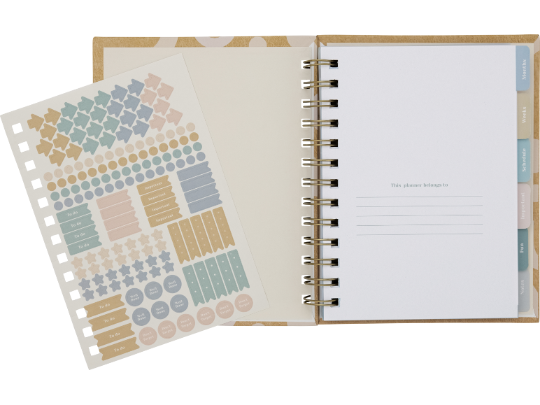 Agenda Semanal/ Bloco de Notas/ Livro de Receitas