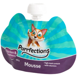 Ração para gatos em mousse Purrfections