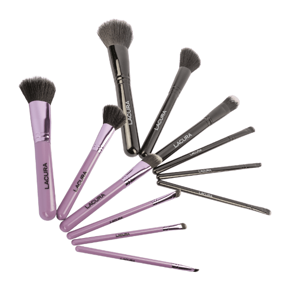 LACURA® - Conjunto de Pincéis de Maquilhagem