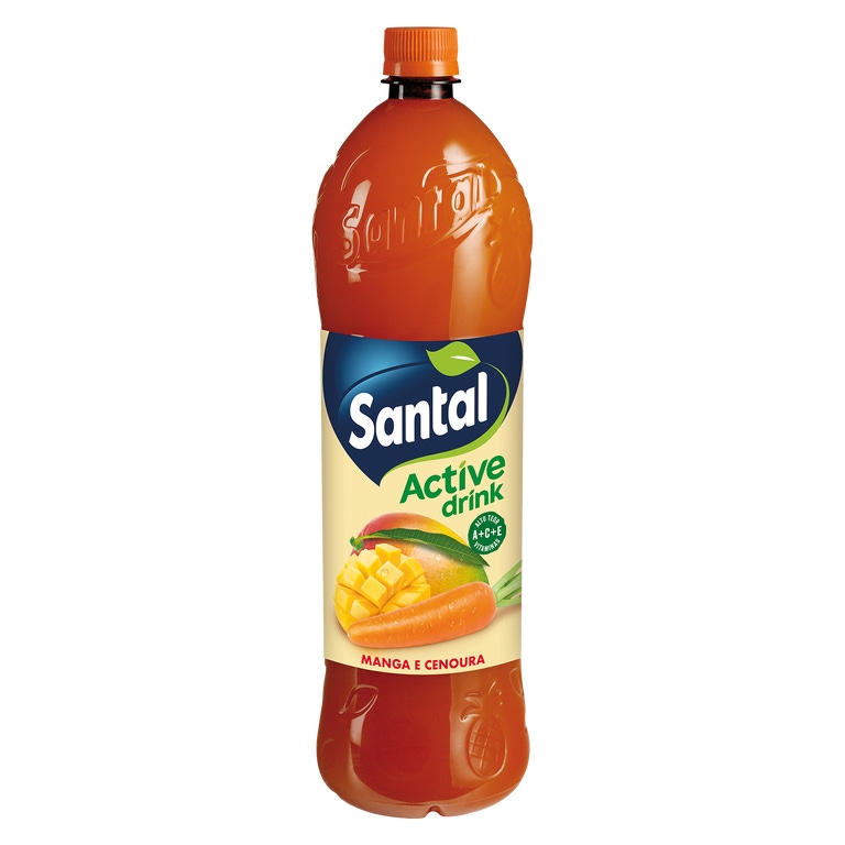 SANTAL - Refrigerante sem Gás Manga e Cenoura