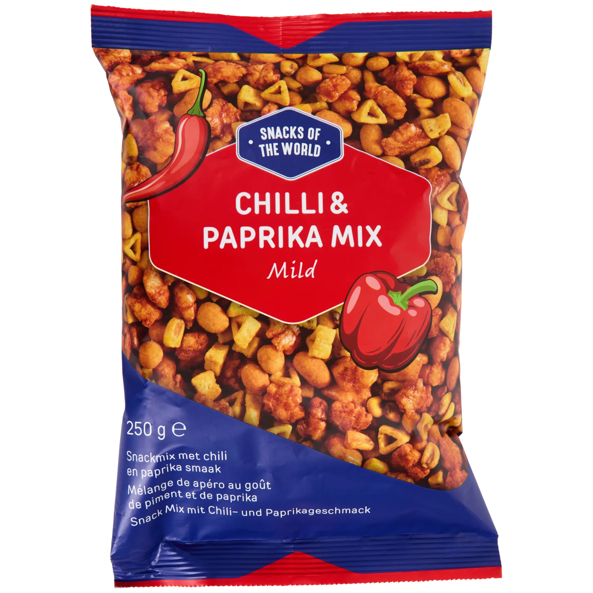 Mistura de pimentão e chili Snacks of the World Intensidade média