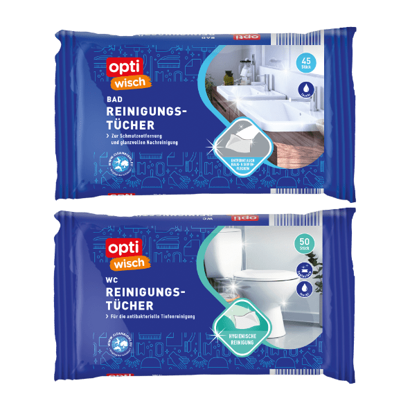 Optiwish® Toalhitas de Limpeza para WC