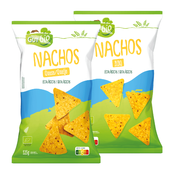 Gut Bio® - Nachos de Milho Biológicos
