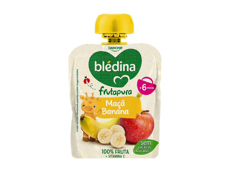 Frutapura Saquetas de Maçã/ Banana
