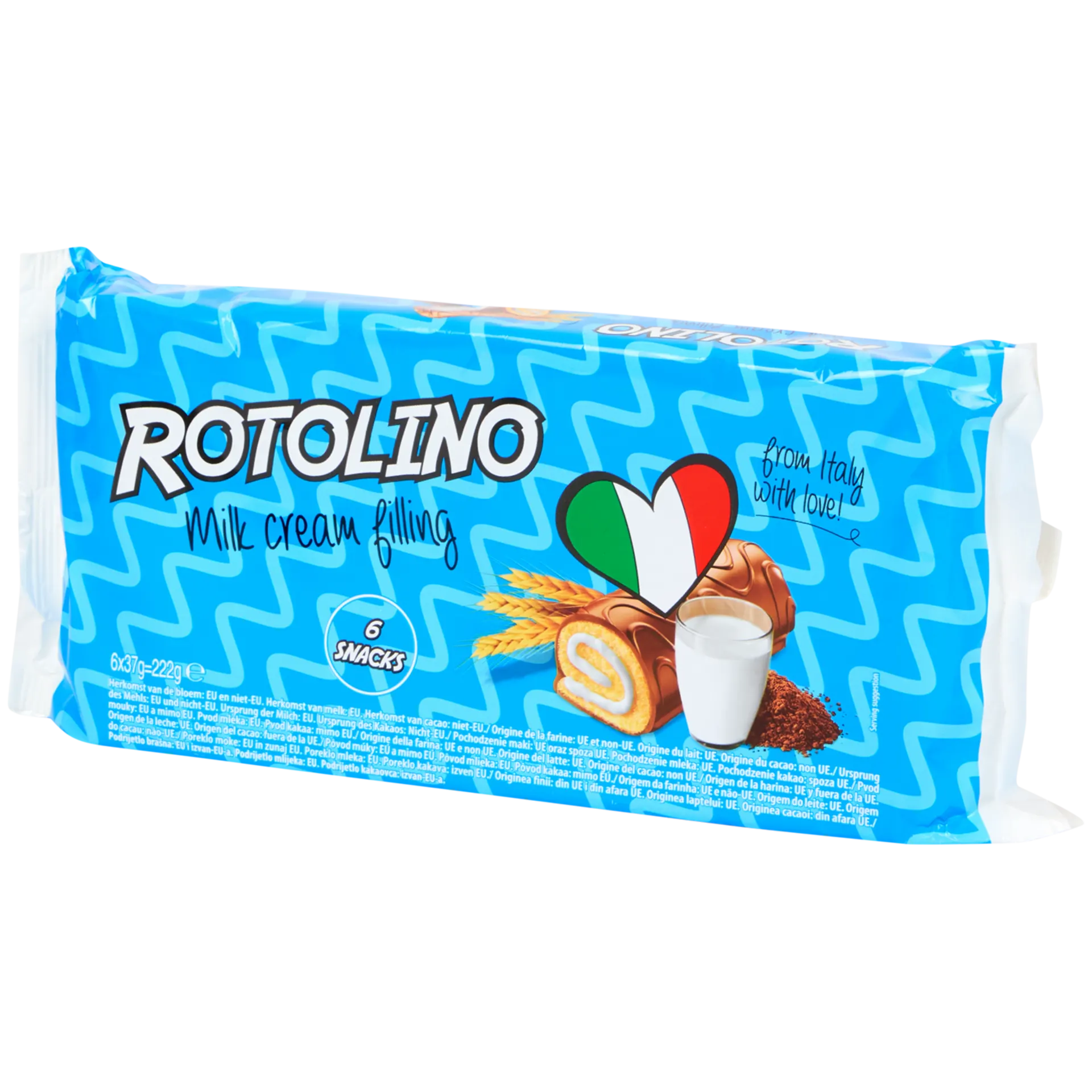 Rotolino com creme de leite