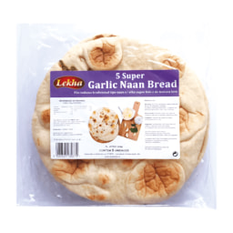 Lekha - Pão Indiano Naan com Alho