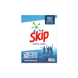 Skip® Detergente em Pó Active Clean 56 Doses