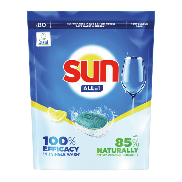 Sun - Detergente  para Máquina da Loiça em Pastilhas