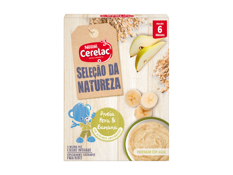 Nestlé Cerelac Natureza Aveia, Pêra e Banana