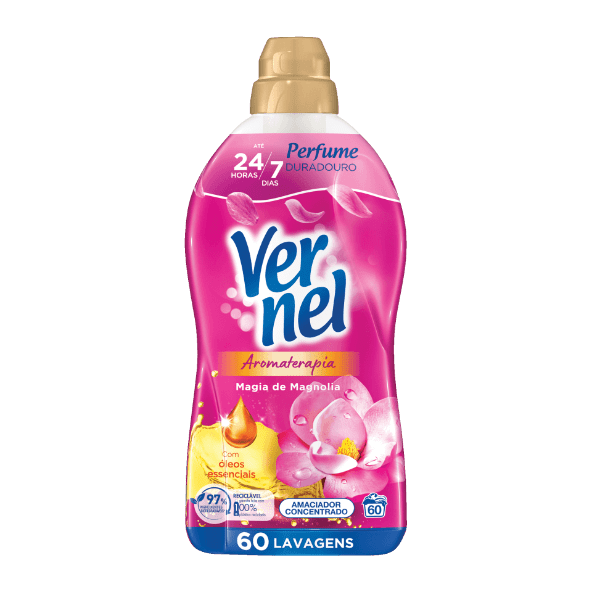 Vernel - Amaciador de Roupa Concentrado Aromaterapia Magnólia