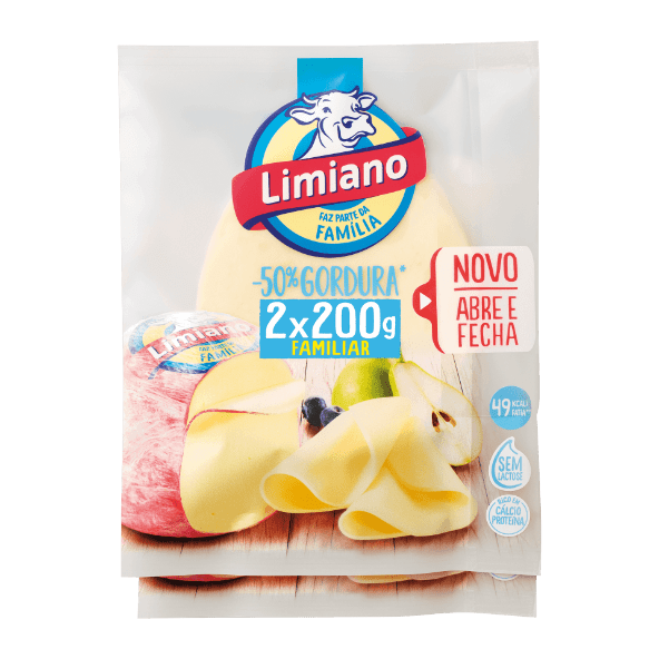 Limiano - Queijo Flamengo Light em Fatias