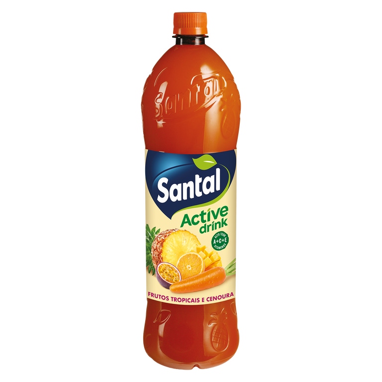SANTAL - Refrigerante sem Gás Frutos Tropicais e Cenoura