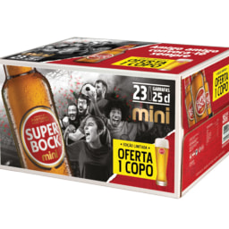 Super Bock® Cerveja Mini Pack Mundial + Copo
