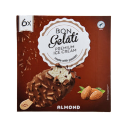 Bon Gelati® Gelado Clássico de Baunilha/ ChocoCrisp/ Baunilha e Amêndoa