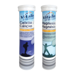 Vitalis® - Pastilhas Efervescentes Cálcio/ Magnésio