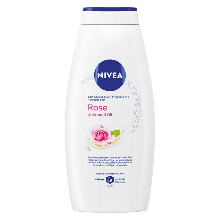 NIVEA - Gel de Banho de Rosa e Óleo de Amêndoas