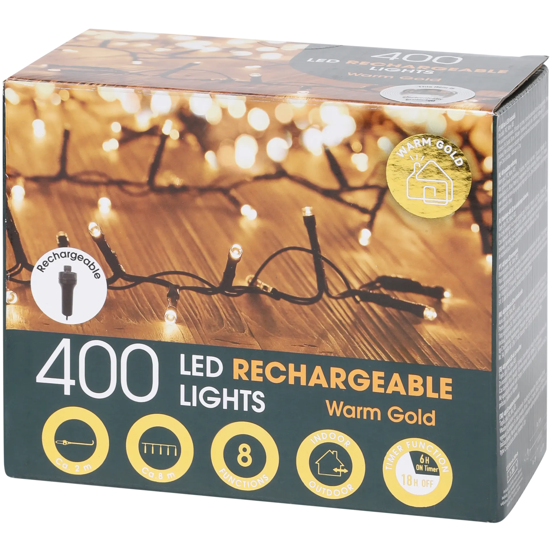 Iluminação de Natal recarregável Luxuriance Lights