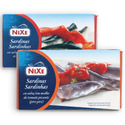 NIXE® Sardinhas em Molho de Tomate / Tomate e Piri-Piri